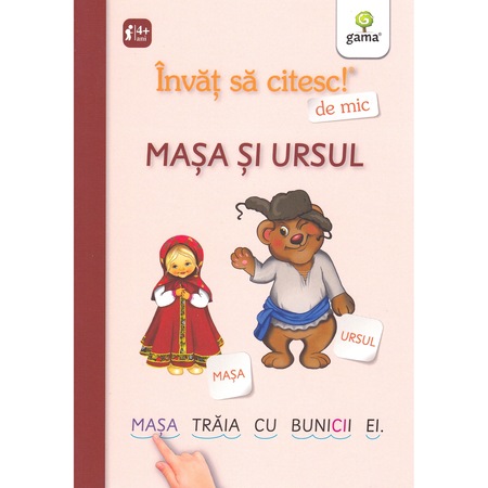 Masa Si Ursul Invat Sa Citesc De Mic Emag Ro