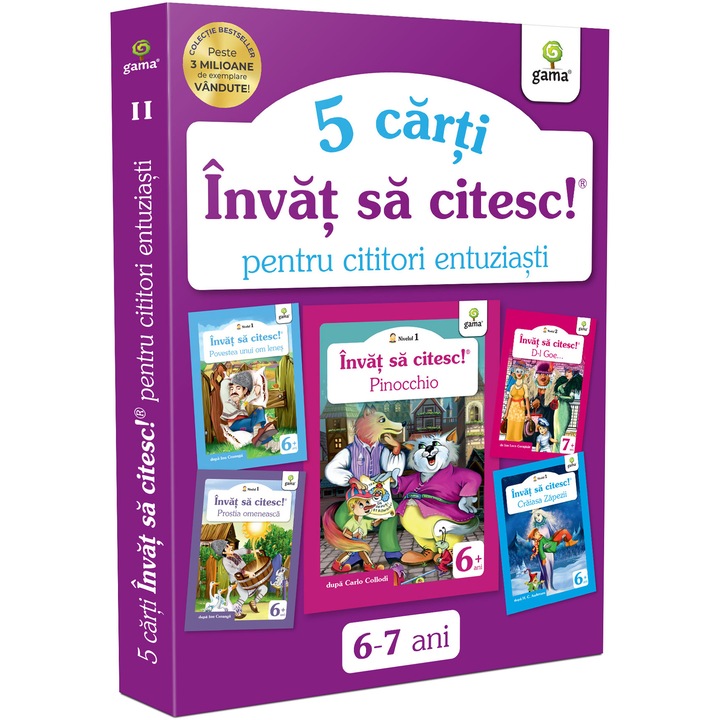 Pachet pentru copii, Invat sa citesc pentru cititori entuziasti, 6-8 ani, vol.5, 5 carti