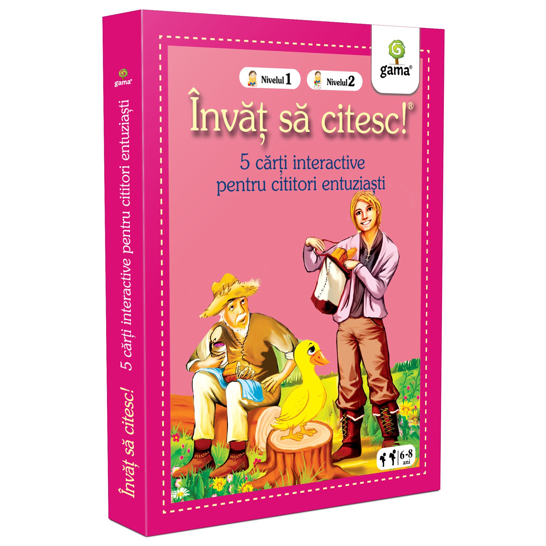 Follow us pill unit Pachet pentru copii, Invat sa citesc pentru cititori entuziasti, 6-8 ani,  vol.3, 5 carti - eMAG.ro