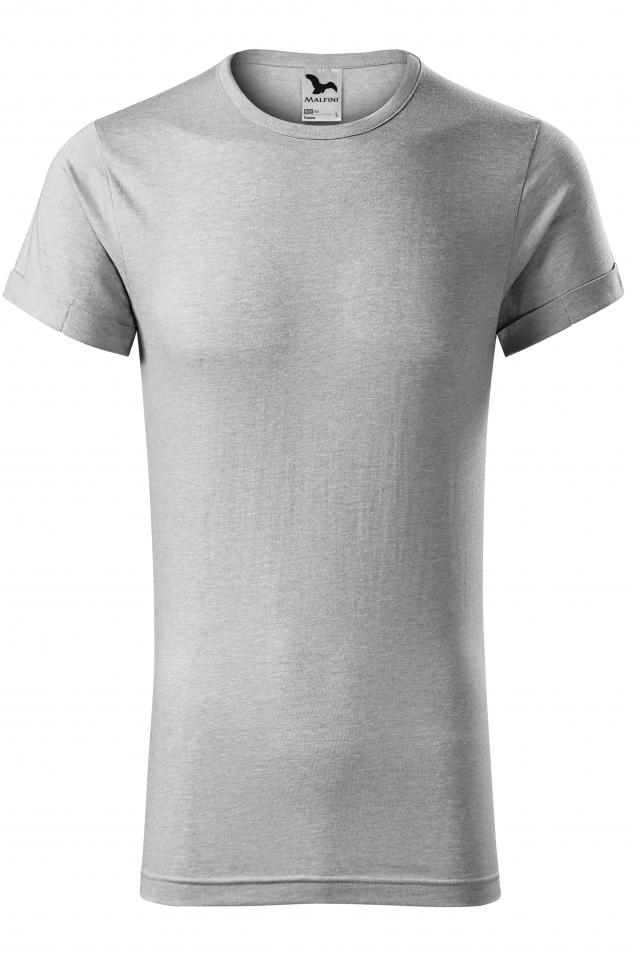 Tricou pentru barbati Fusion, Argintiu melanj