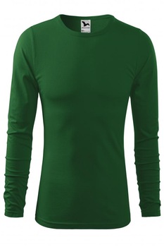 Bluza pentru barbati Fit-T LS, Verde sticla Bluza pentru barbati Fit-T LS, Verde sticla