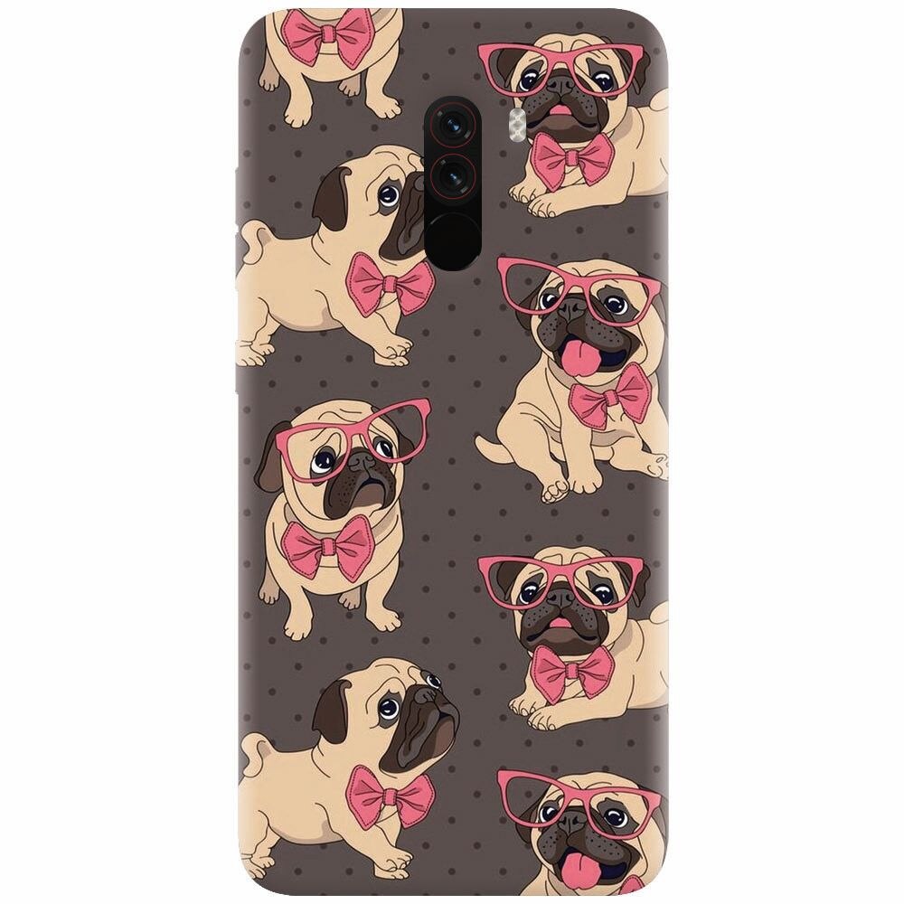 Husa silicon pentru Xiaomi Pocophone F1, Pretty Puppy