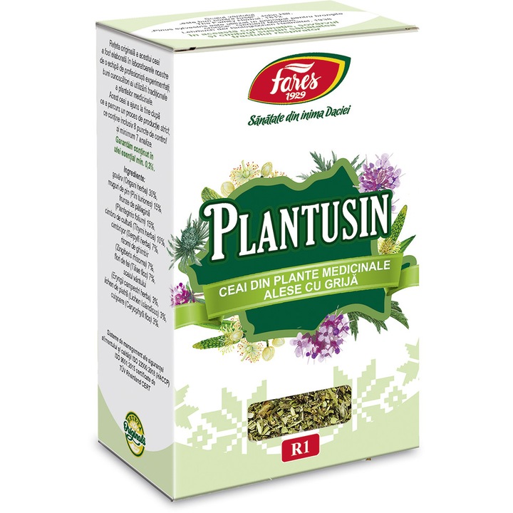 Ceai Plantusin (antibronsic), 50 g, Fares