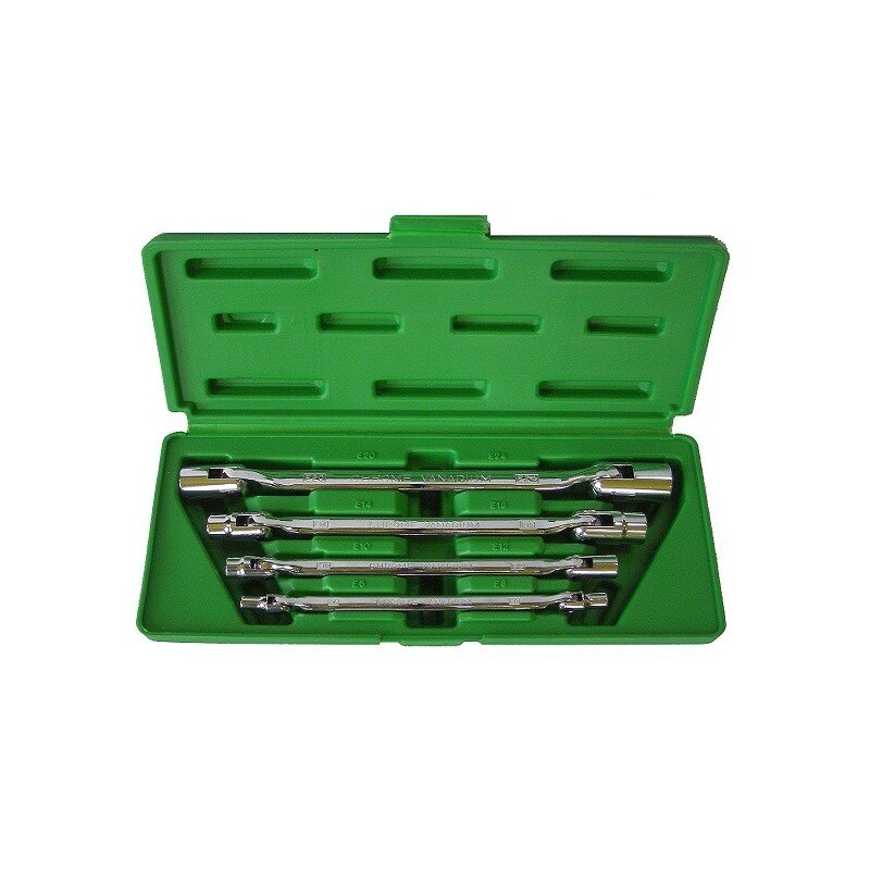 Set de 4 chei articulate cu profil torx