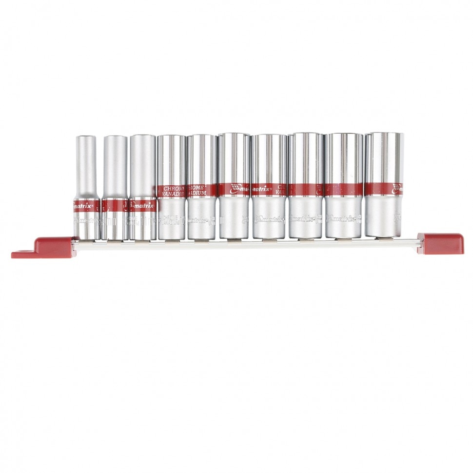 Set capete tubulare prelungite, 3/8