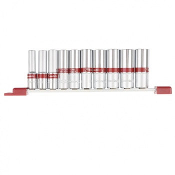 Set capete tubulare prelungite, 3/8 Set capete tubulare prelungite, 3/8