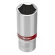 Set capete tubulare prelungite, 3/8", hexagonale, 10 buc, 8-19 mm, MTX