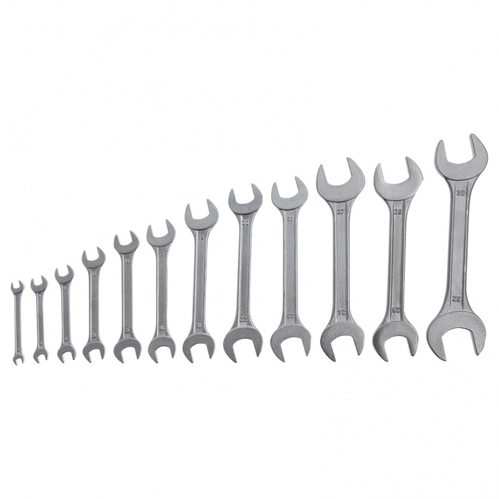 SPARTA csavarkulcs készlet, 6-32 mm, 12 db, króm