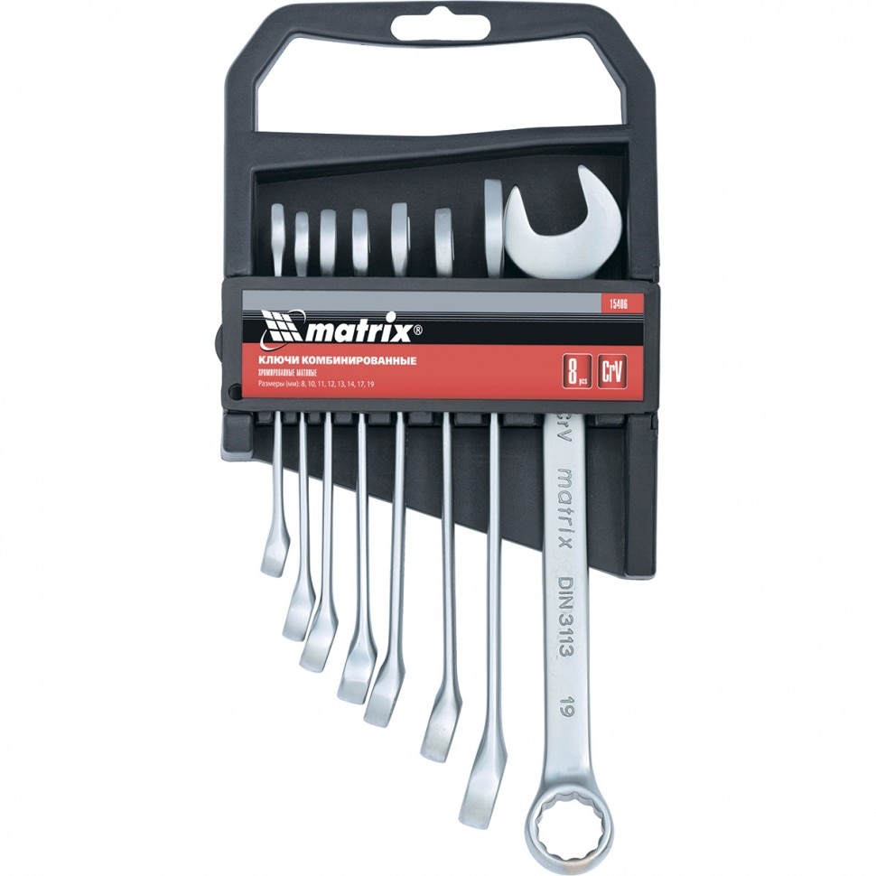 Set chei combinate, 6-19 mm, 8 buc, mate, MTX