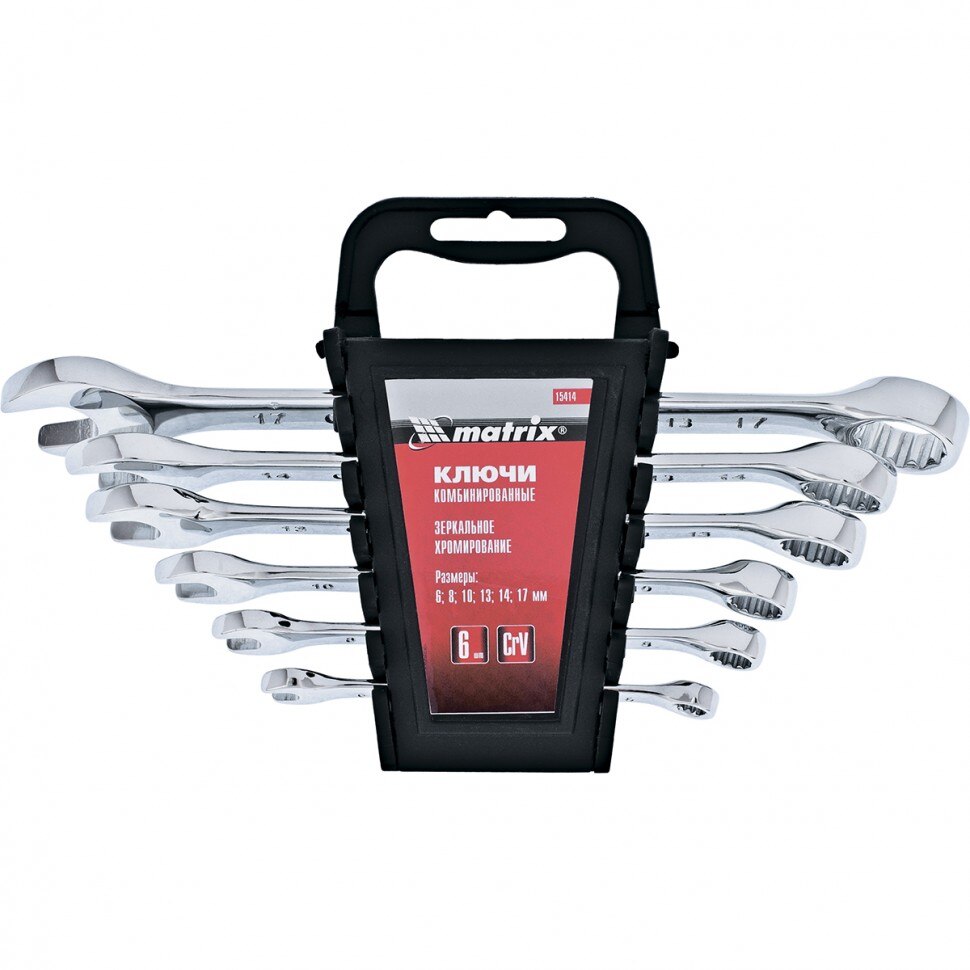 Set chei combinate, 6-17 mm, 6 buc, lustruite, MTX