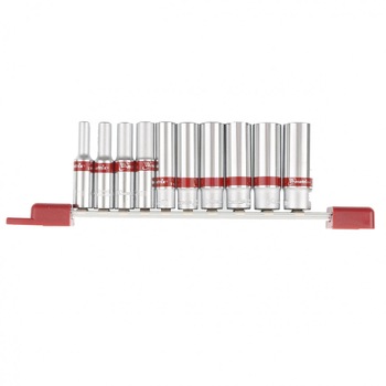 Set capete tubulare prelungite, 1/4 Set capete tubulare prelungite, 1/4