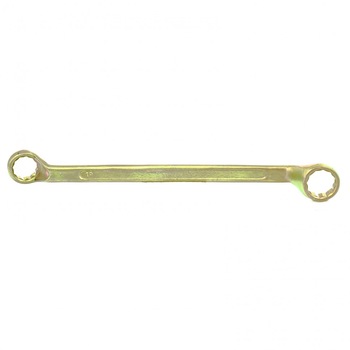 Cheie inelara dubla cotita, 19 x 22 mm, zinc galben, SIBRTEH Cheie inelara dubla cotita, 19 x 22 mm, zinc galben, SIBRTEH