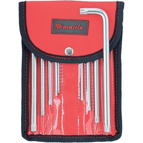 Set chei imbus TORX-TORX Tamper, 9 buc: T10-T50, CrV, alungite, MTX