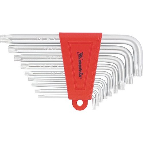 Set chei imbus TORX, 9 buc: T10-T50, CrV, scurte, satin, MTX