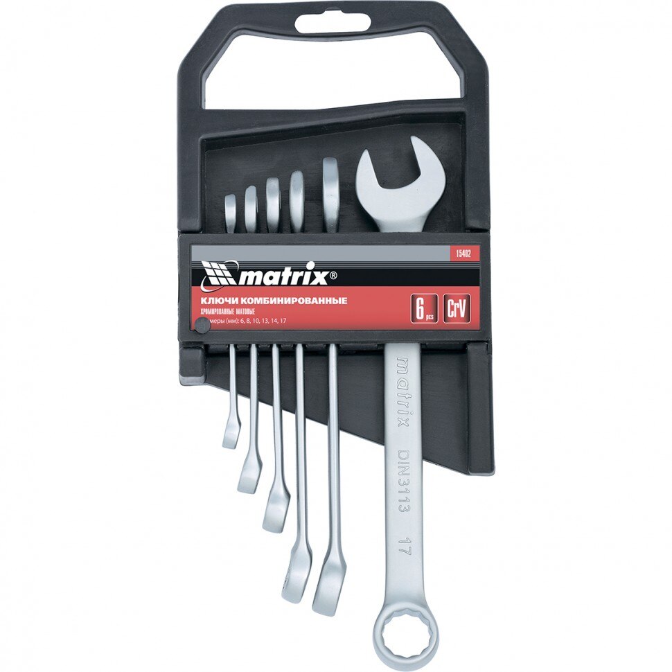 Set chei combinate, 6-17 mm, 6 buc, mate, MTX