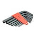 Set chei imbus, hex, 2,0-12 mm, 9 buc, oxidate, MTX