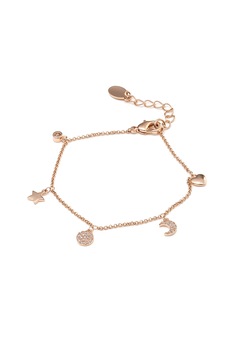 U.S. Polo Assn., Bratara cu talismane, Auriu rose U.S. Polo Assn., Bratara cu talismane, Auriu rose