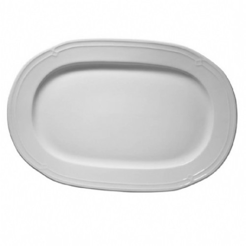 Platou oval servire 28 cm, Kutahya Porselen, linia Roma