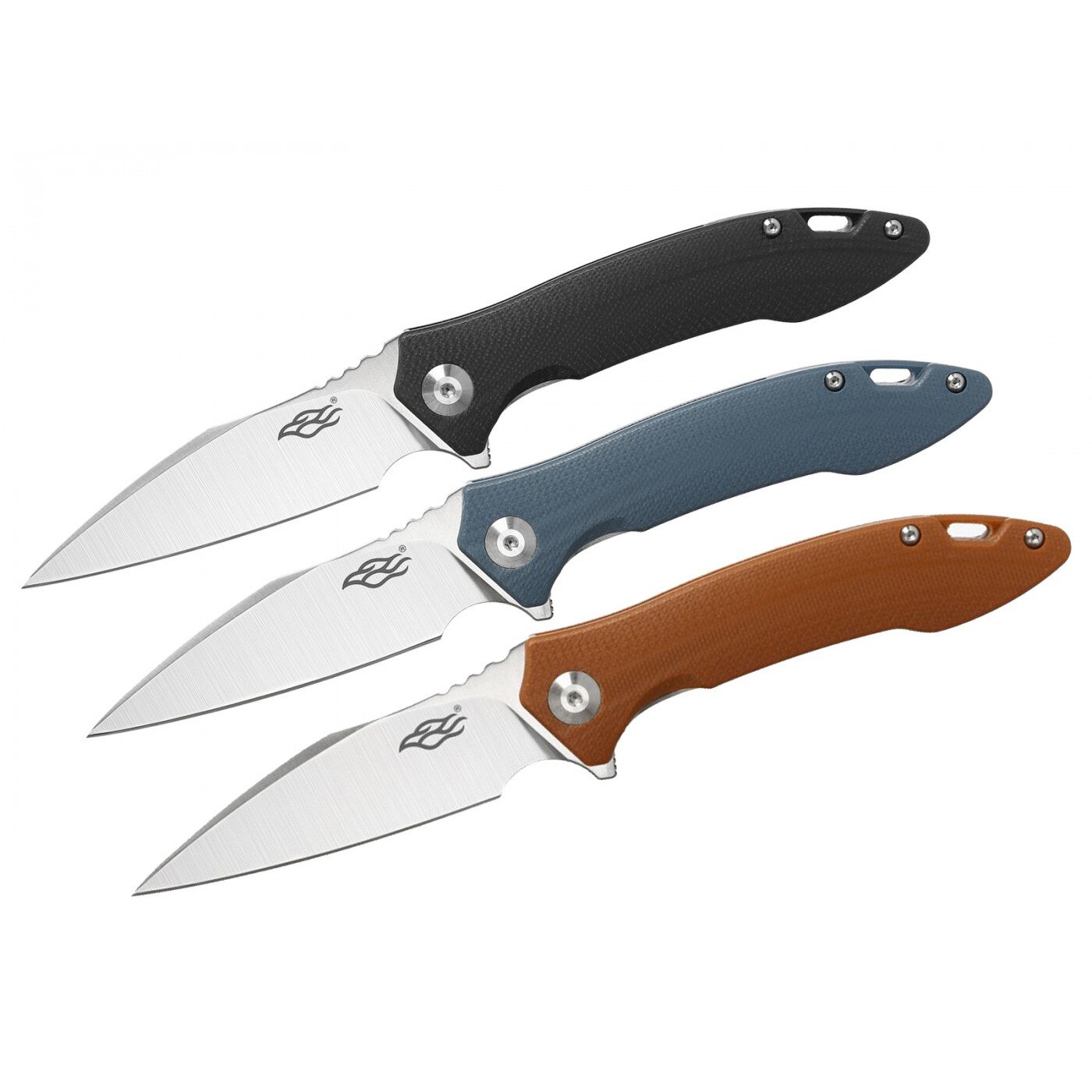 Briceag Ganzo fh51, fibra de sticla g10, otel d2, Negru EU