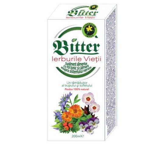 Bitter Ierburile Vietii 200 ml Hypericum Impex