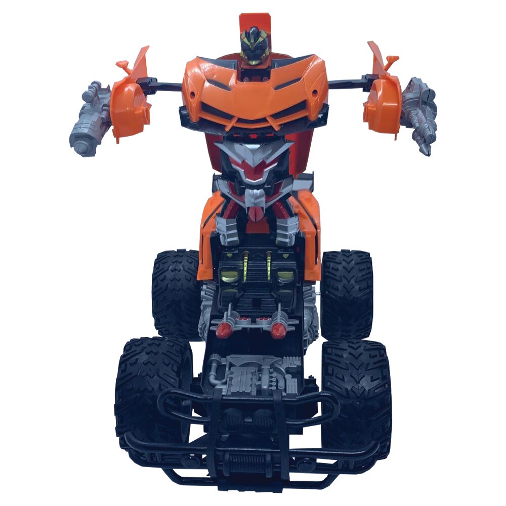 Masina transformer in robot 2 in 1 R/C, cu telecomanda si acumulator inclus - Deform Robot Portocaliu - Undercover