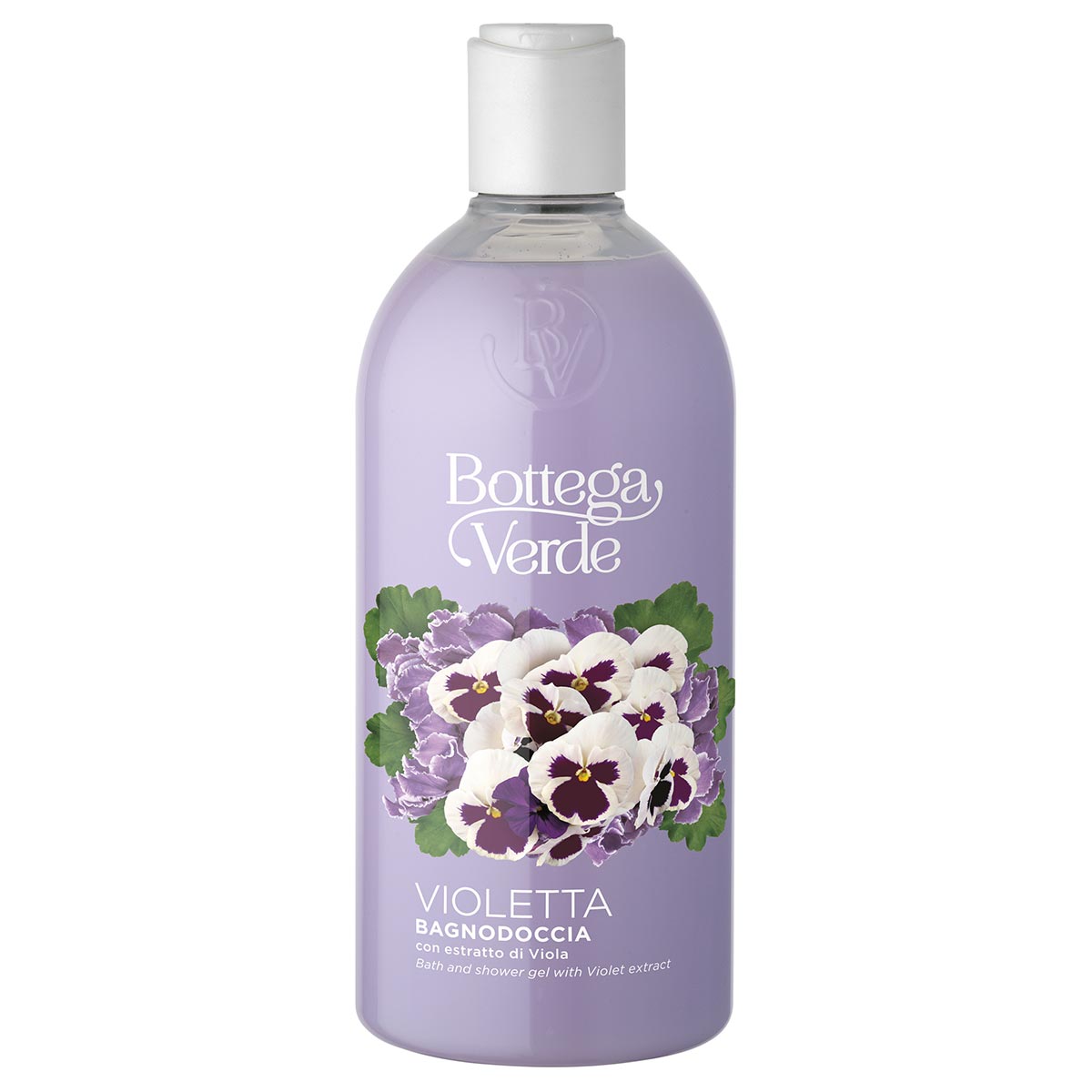 Gel de dus cu extract de violete - Violetta, 400 ML, Bottega Verde