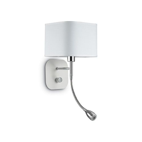 Aplica Holiday AP2,IDEAL LUX,metal,PVC,alb