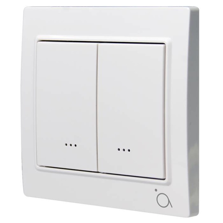 Releu inteligent aplicat, 2 canale, AirLive, Z-Wave Plus 868.40 MHz, 869.85 MHz