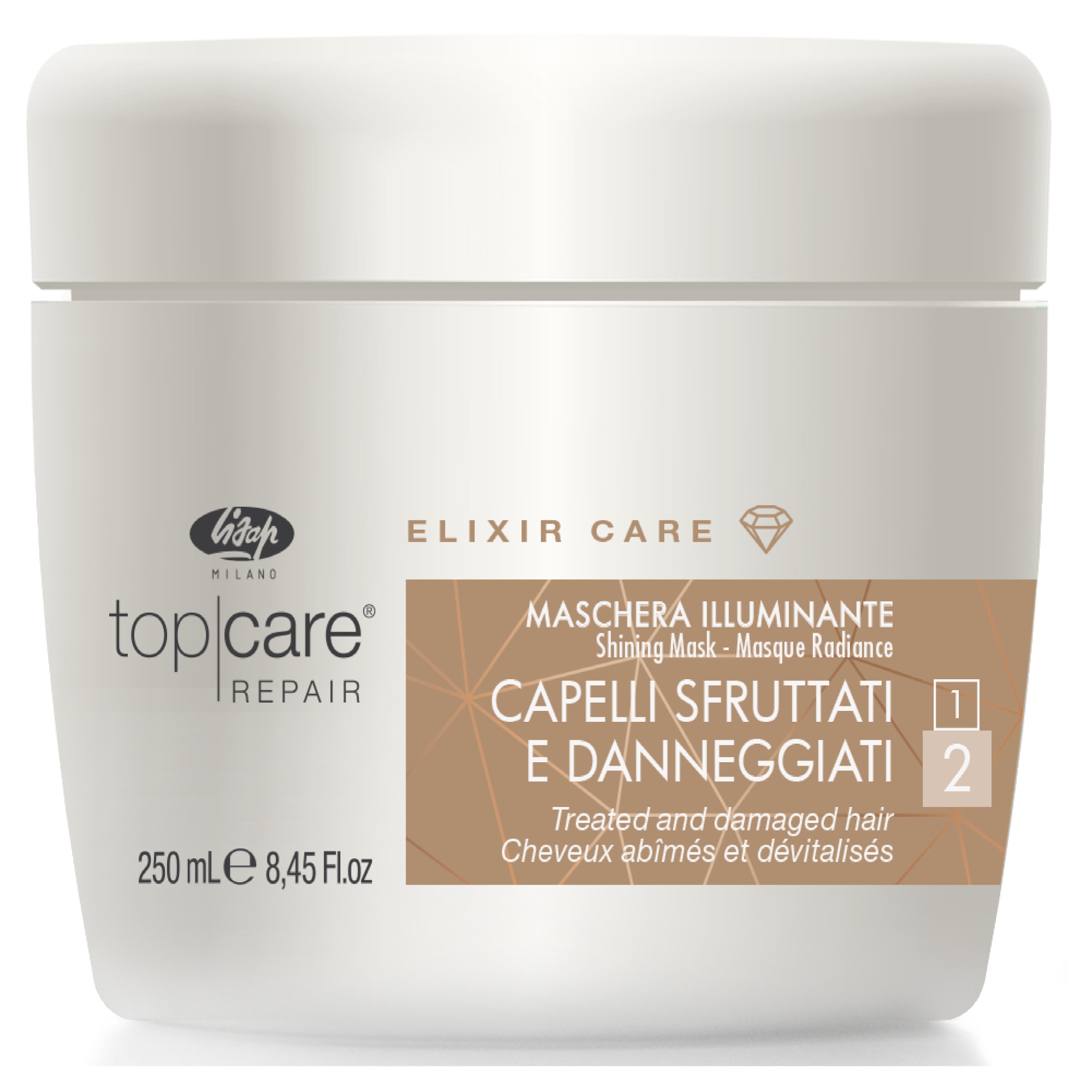Masca profesionala, Lisap Milano, Elixir Care, 250ml