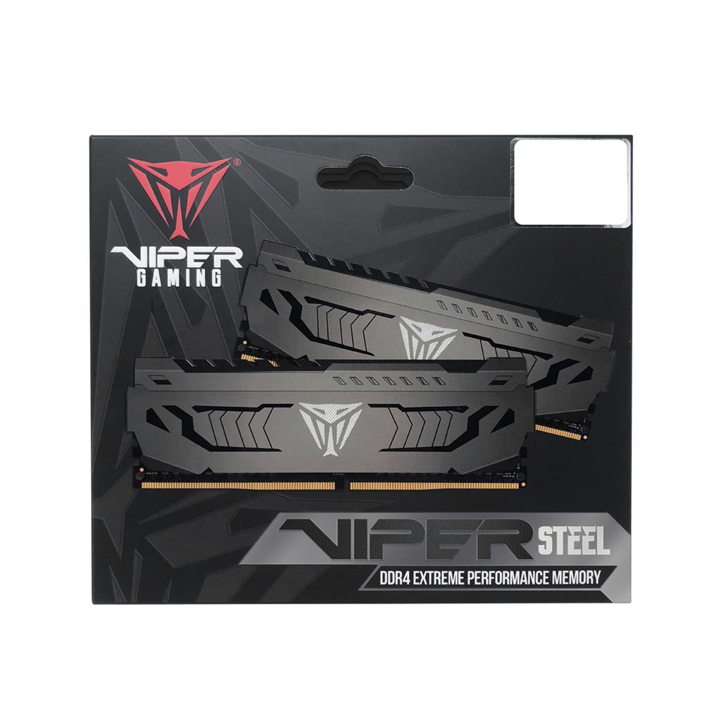 Set 2 module de memorie, Viper Steel, Patriot, 8GB, Negru - eMAG.ro