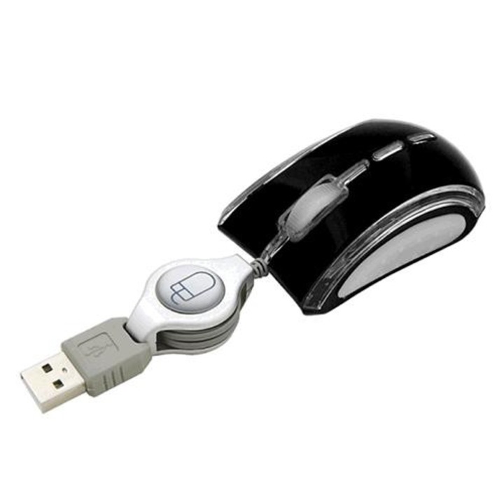 Mouse Optic , Esperanza , Wired , EM109K , USB, 800 DPI , Neon , negru