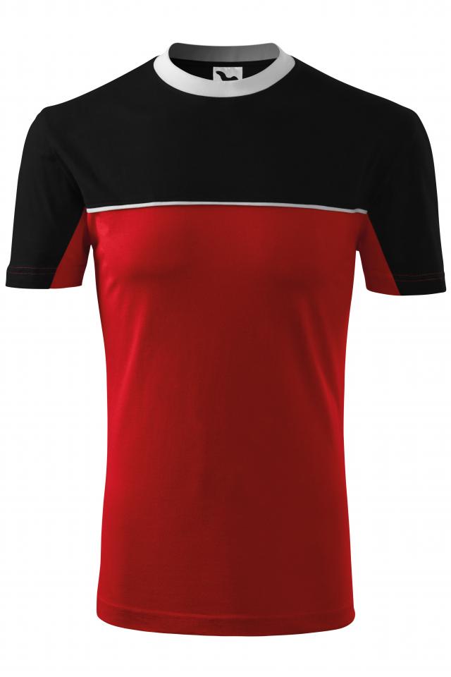 Tricou unisex Colormix, Rosu