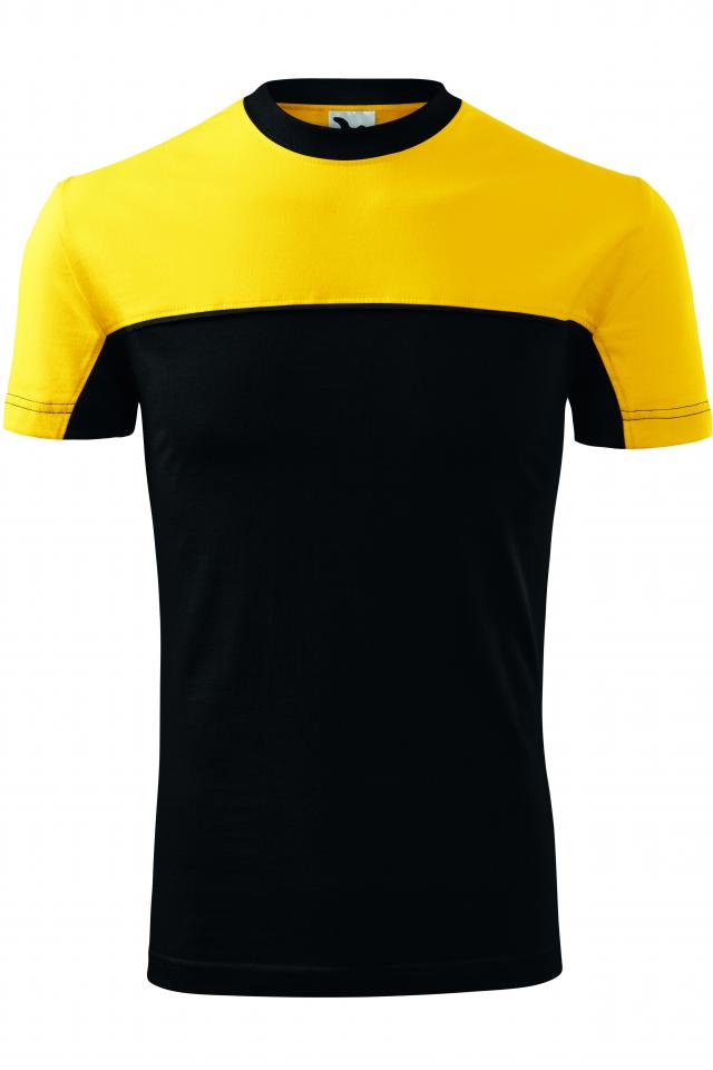 Tricou unisex Colormix, Galben