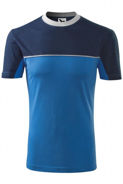 Colormix unisex póló, azúrkék, M-es méret