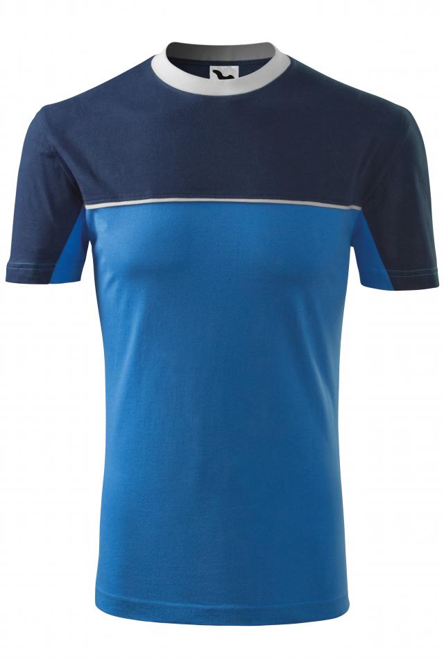 Tricou unisex Colormix, Albastru azur