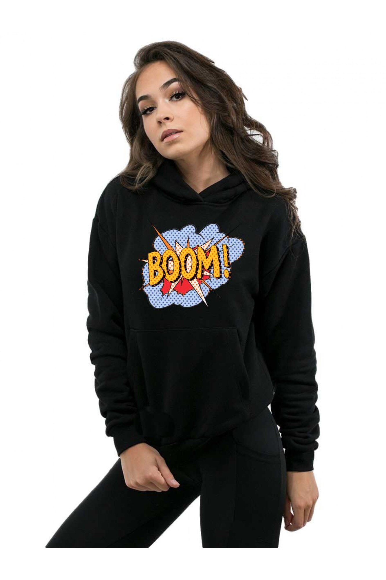 Hanorac dama negru - Boom