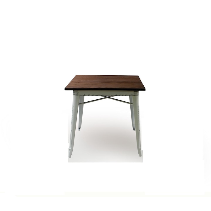 Бар маса Мебели Богдан модел 19-Kubo Wood BM, цвят: антично бял