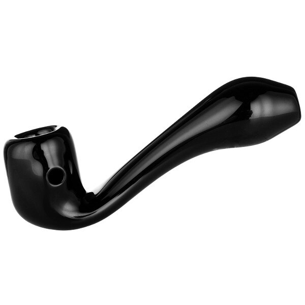 Pipa din sticla dreamliner 100 mm negru