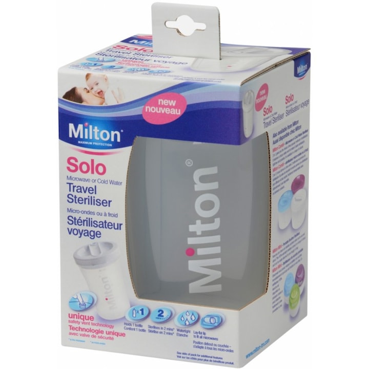 Мини стерилизатор Milton Solo, обем 1,25 л