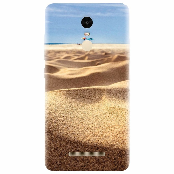 Силиконов кейс за Xiaomi Redmi Note 3, Beach Sand Closeup Holiday