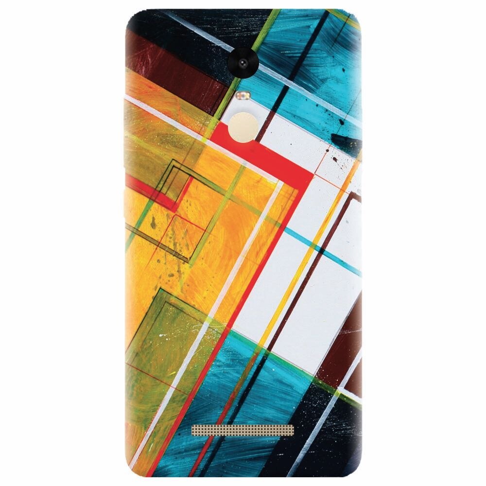 Husa silicon pentru Xiaomi Redmi Note 3, Abstraction Color Shape