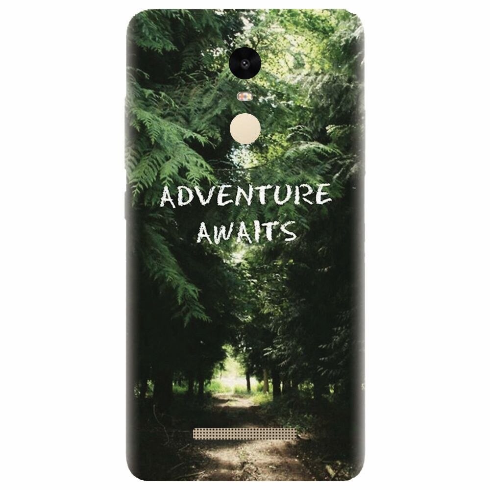 Husa silicon pentru Xiaomi Redmi Note 3, Adventure Awaits Forest