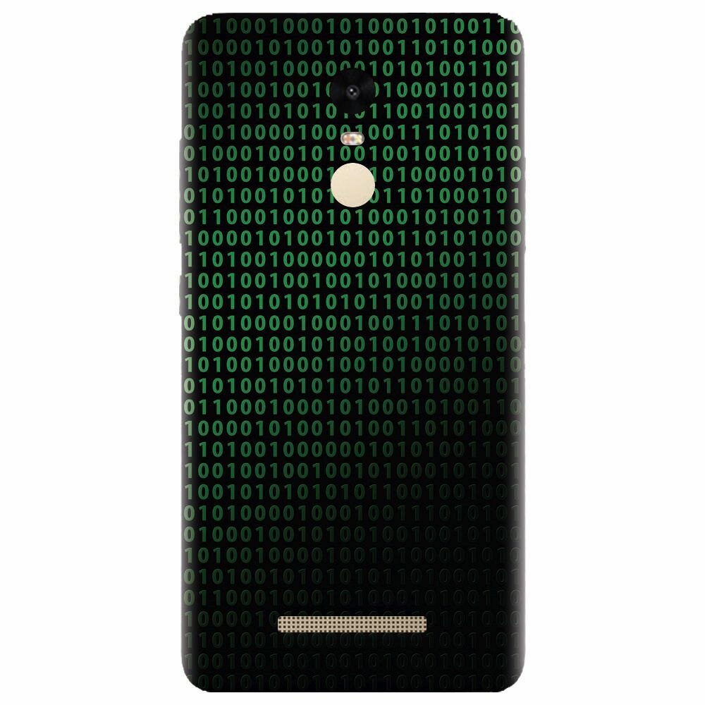 Husa silicon pentru Xiaomi Redmi Note 3, Binary Code