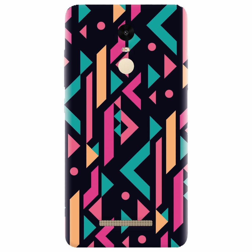 Husa silicon pentru Xiaomi Redmi Note 3, Alien Geometrics