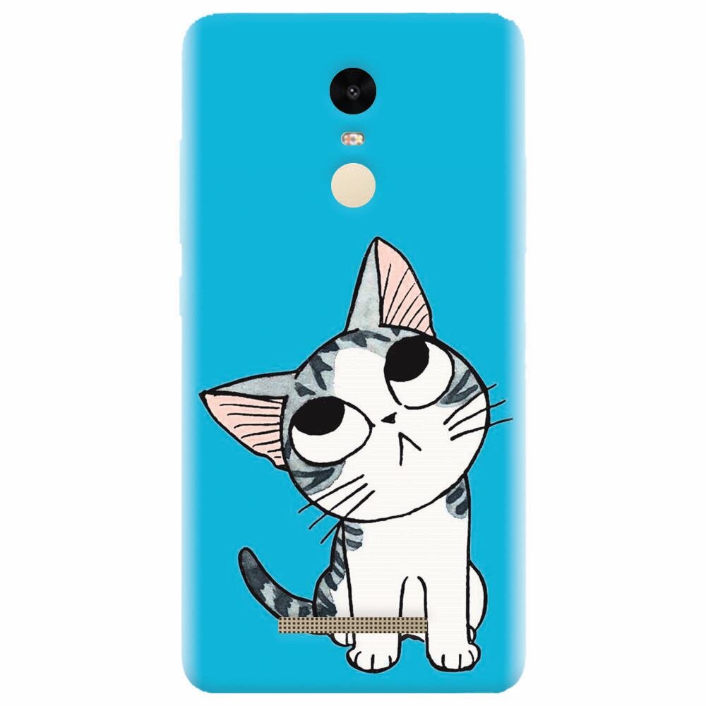 Husa silicon pentru Xiaomi Redmi Note 3, Cat Lovely Cartoon