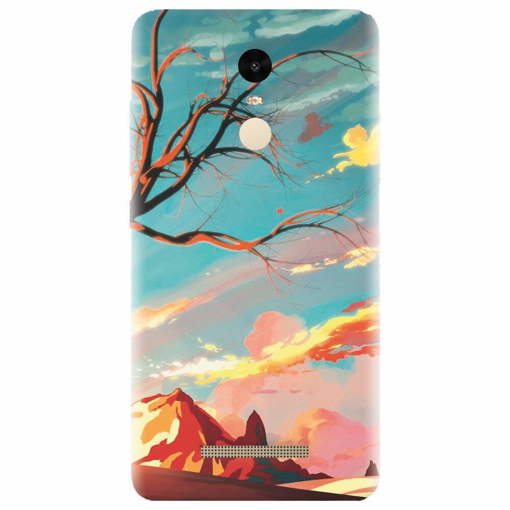 Husa silicon pentru Xiaomi Redmi Note 3, Artistic Landscape