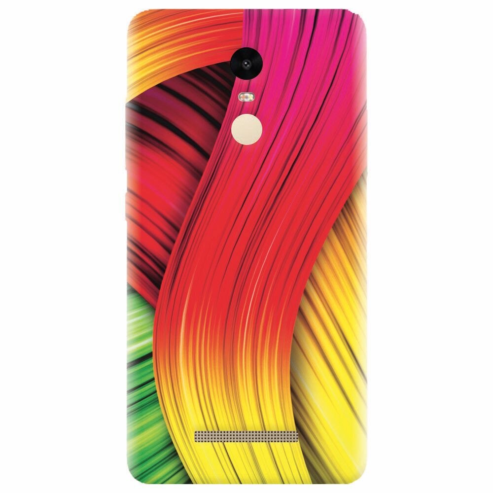 Husa silicon pentru Xiaomi Redmi Note 3, Colorful Abstract