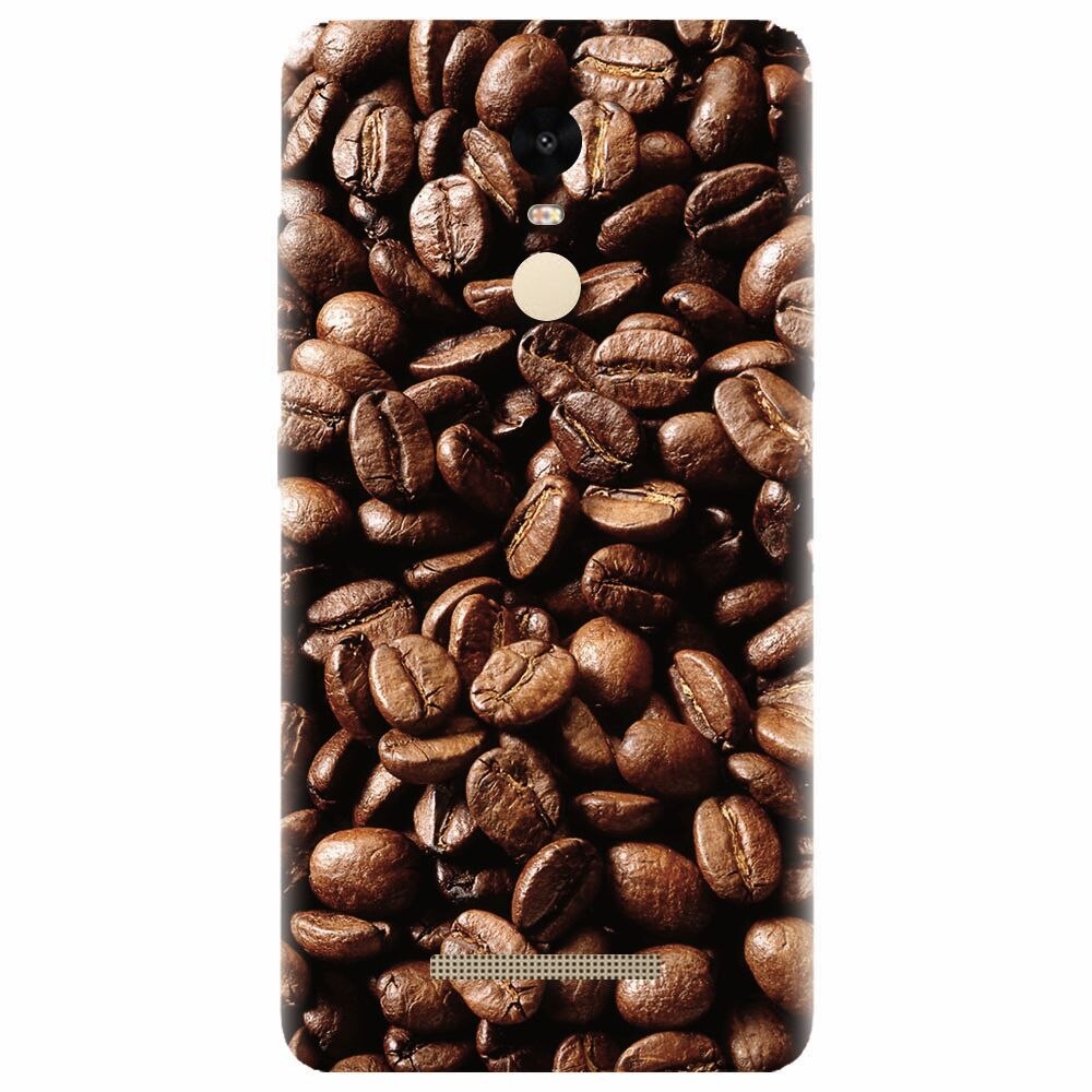 Husa silicon pentru Xiaomi Redmi Note 3, Coffee Beans