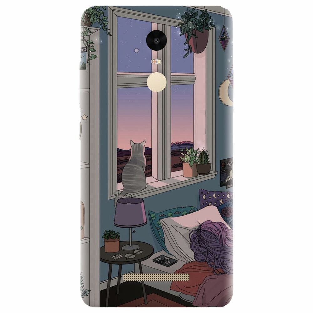 Husa silicon pentru Xiaomi Redmi Note 3, Girl Room