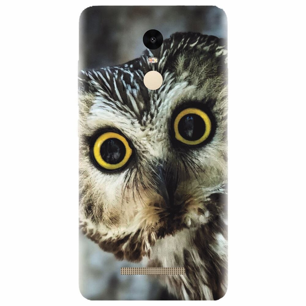 Husa silicon pentru Xiaomi Redmi Note 3, Owl